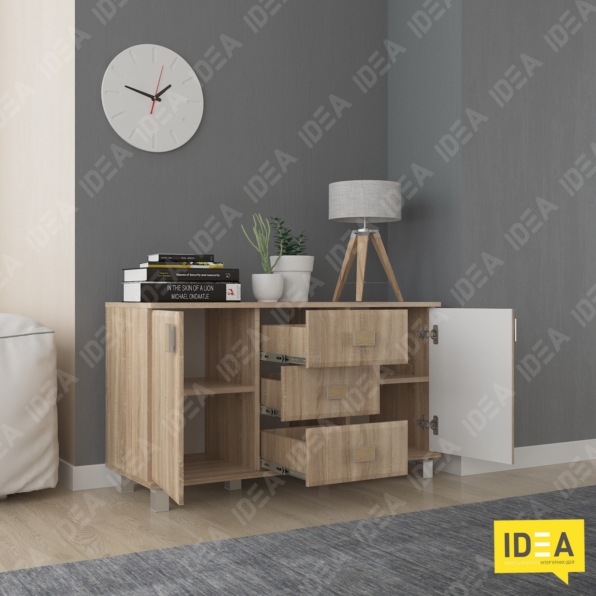 Тумба МР-2421.1 дуб сонома