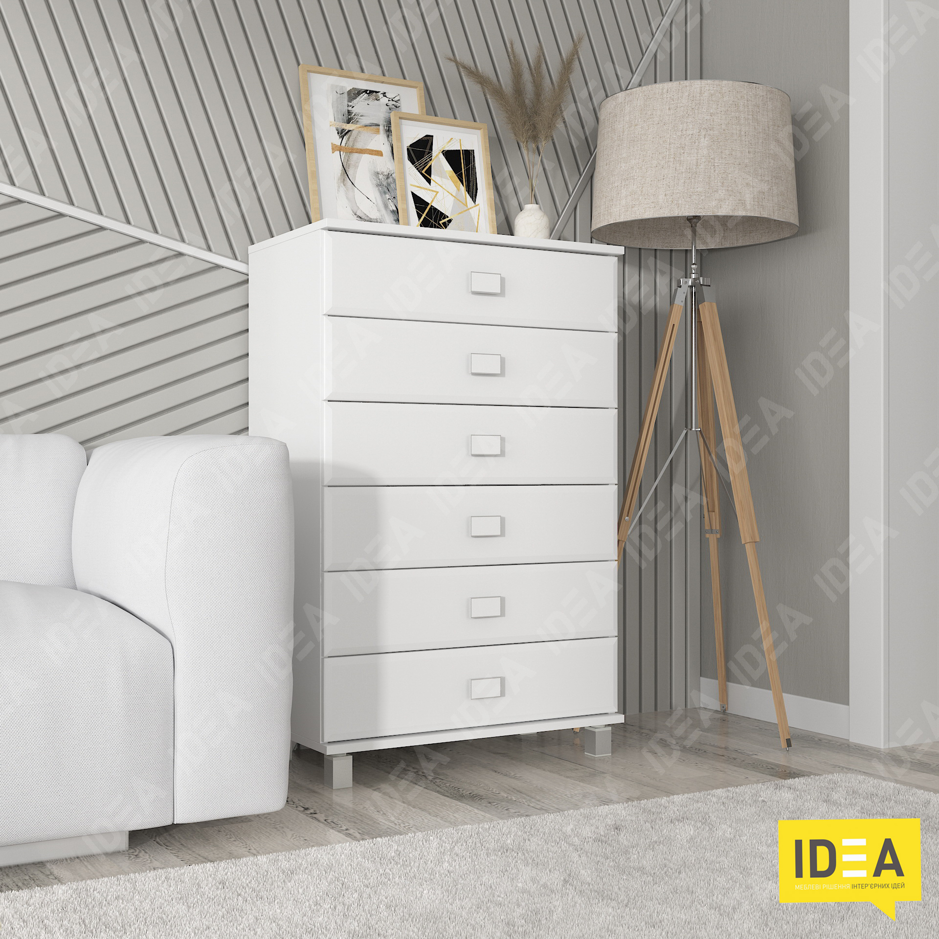 Тумба МР-2422 білий