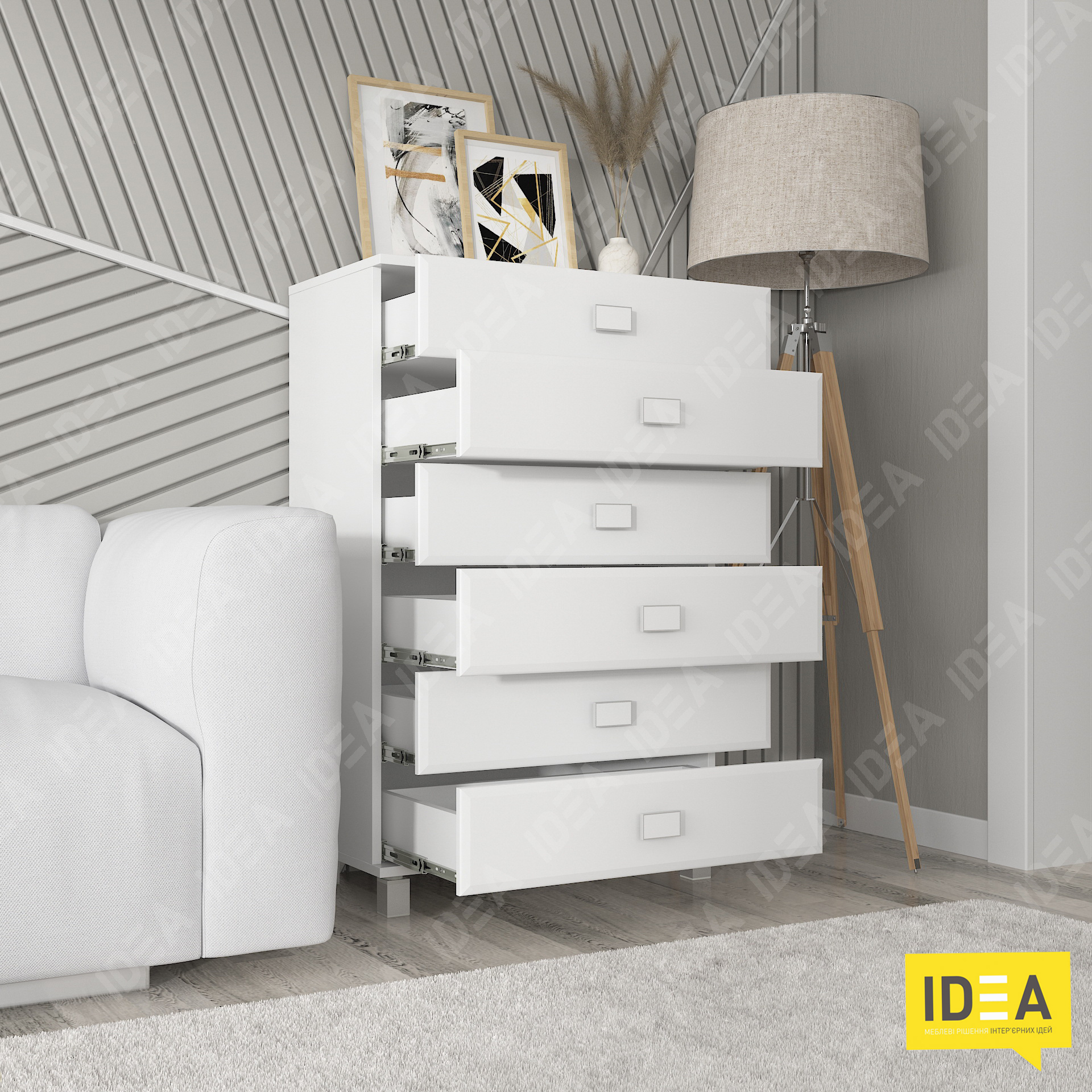 Тумба МР-2422 білий