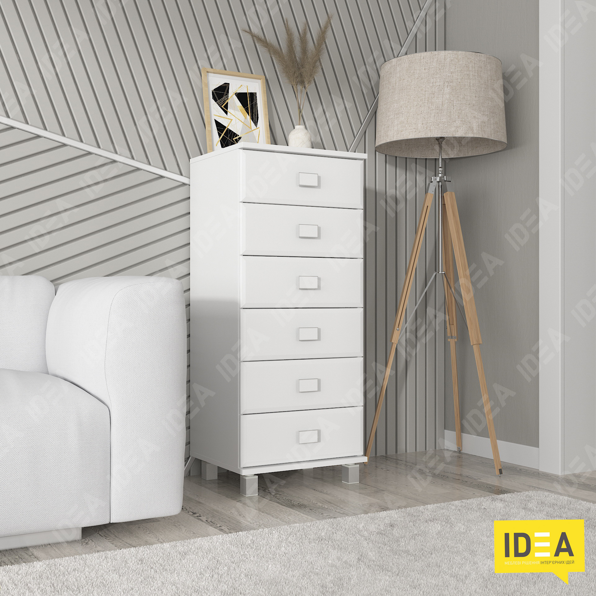 Тумба МР-2423 білий