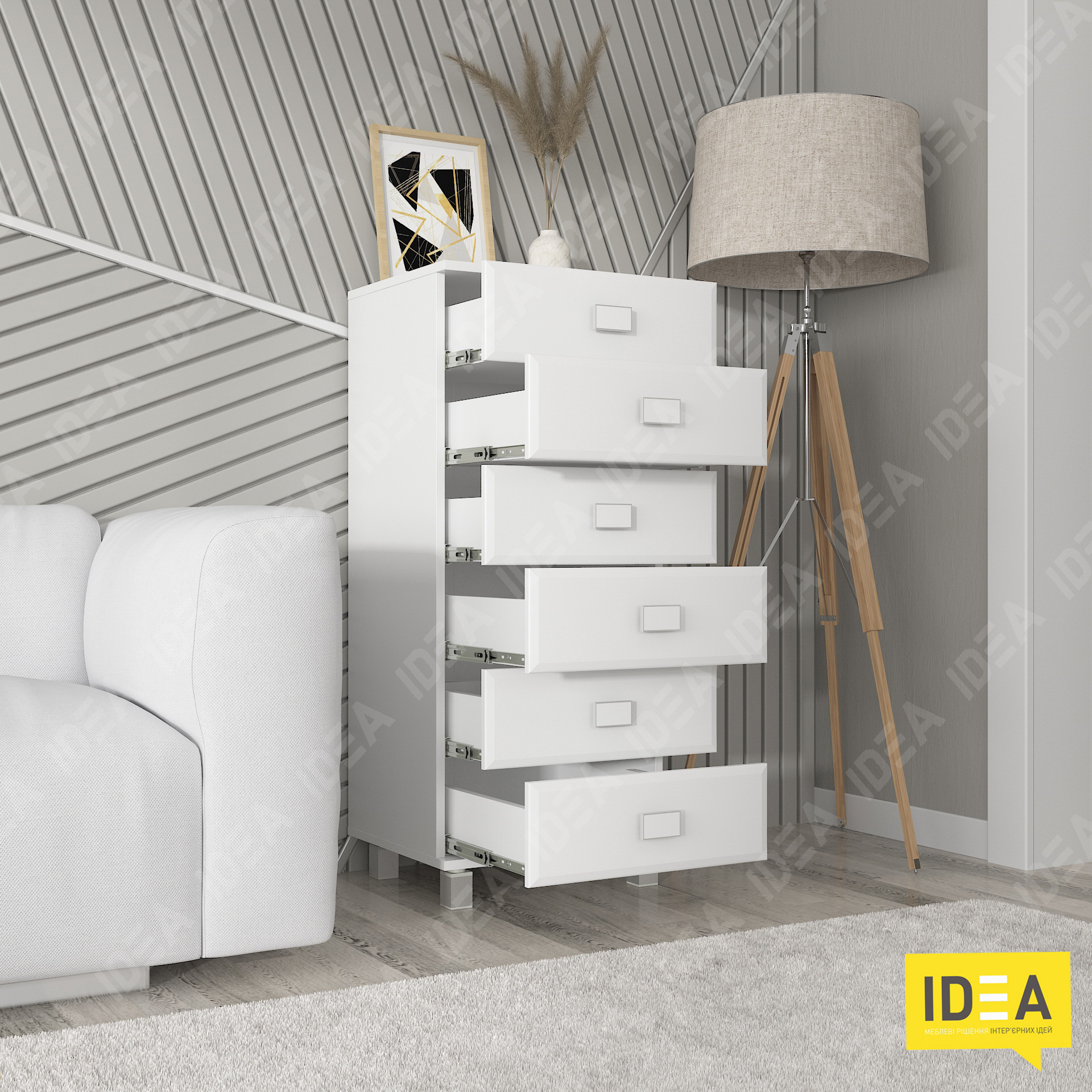 Тумба МР-2423 білий