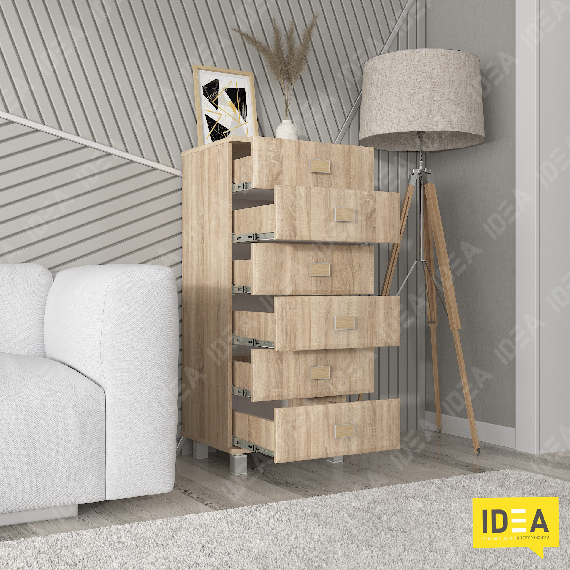 Тумба МР-2423 дуб сонома