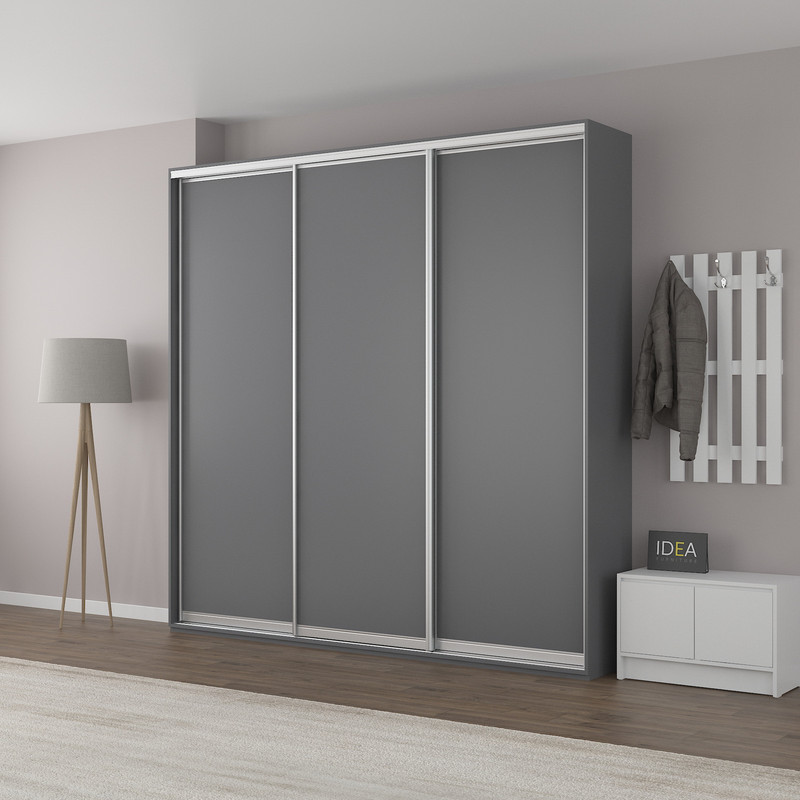 Шафа-купе IDEA серія 4 240 x 45 x 240 см Антрацит