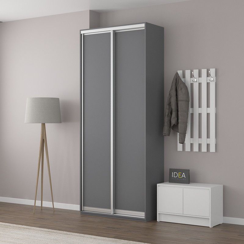 Шафа-купе IDEA серія 5 100 x 60 x 210 см Антрацит