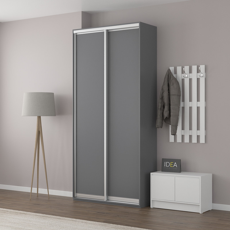 Шафа-купе IDEA серія 5 110 x 45 x 210 см Антрацит