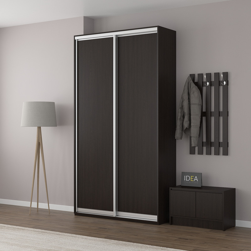 Шафа-купе IDEA серія 5 130 x 60 x 210 см венге темний