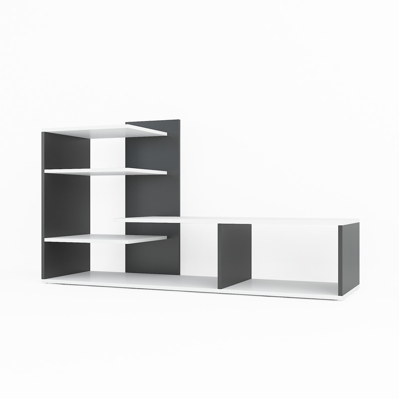 Тумба ТБ А-191 чорний-білий