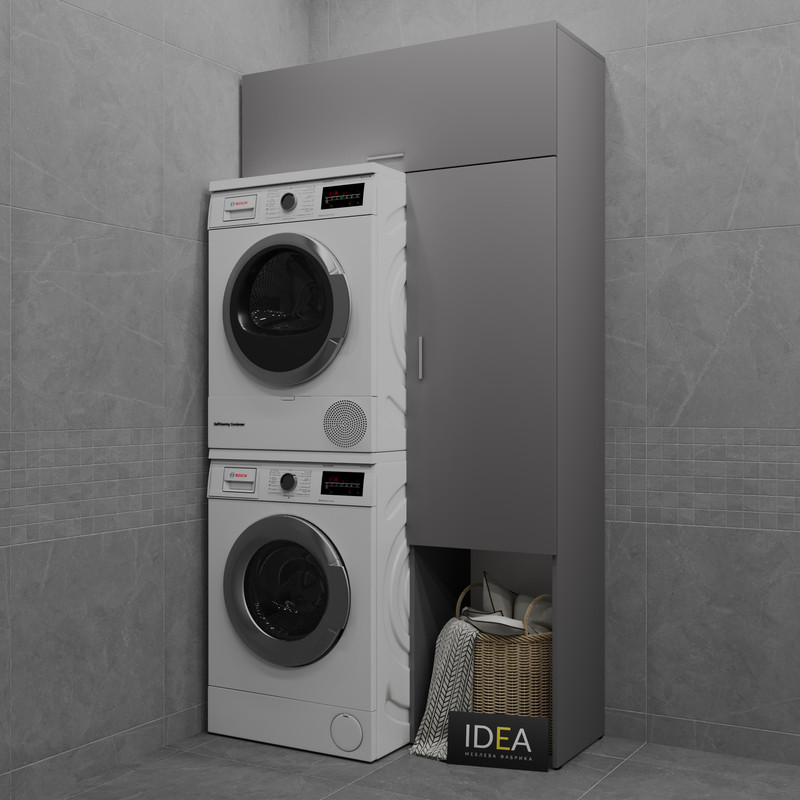 Тумба під пральну машину В-48.1 Шифер сірий