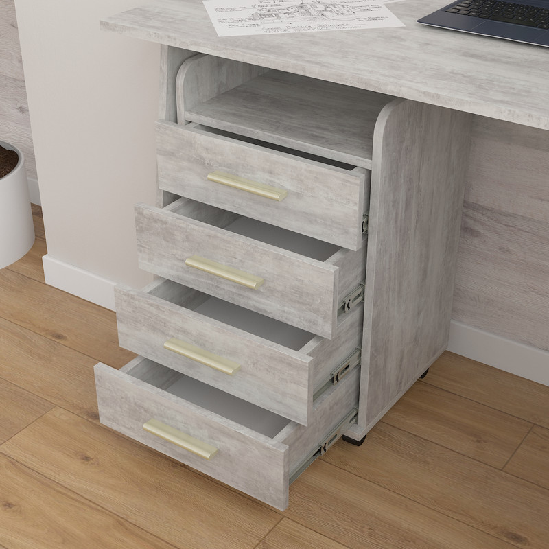 Комод А-36 бетон