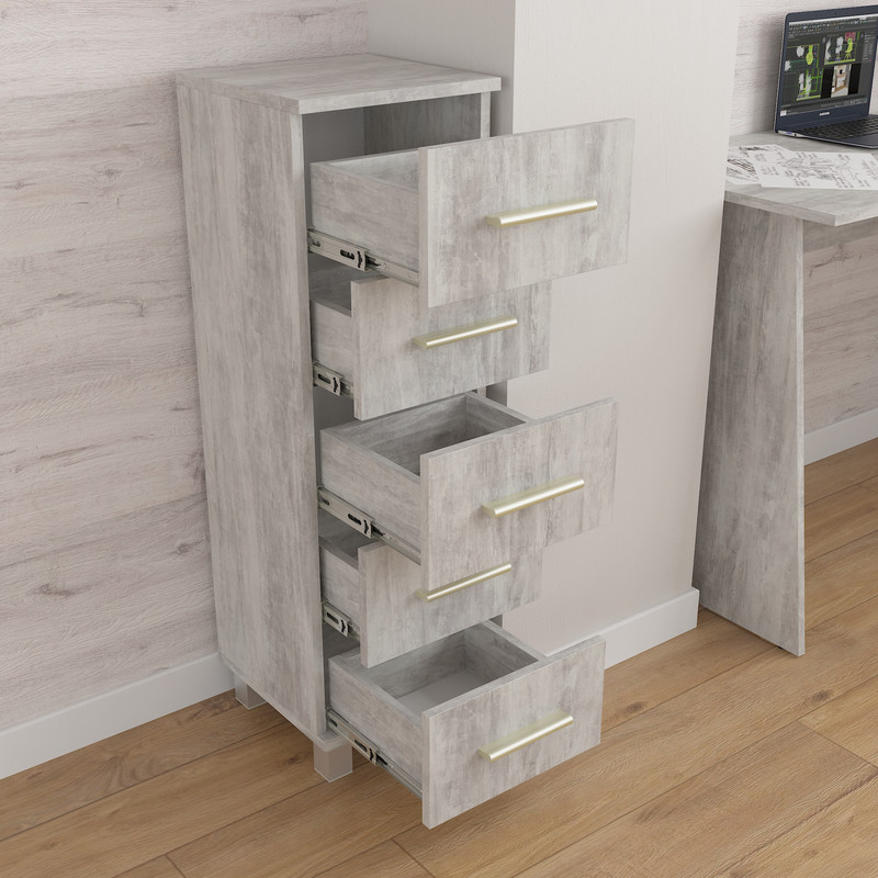 Комод А-53 бетон