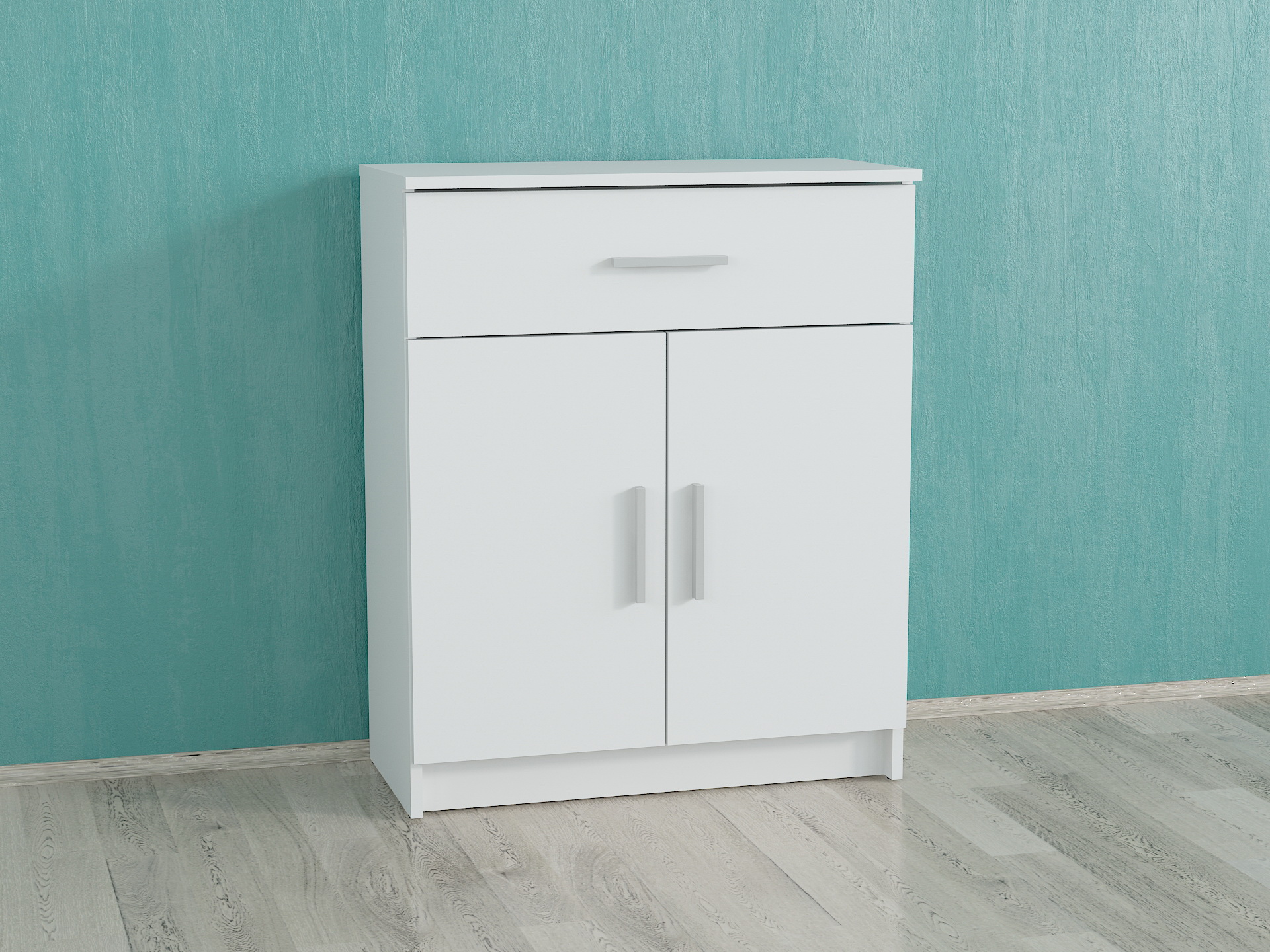 Комод з одною шухлядою і дверима А-92 білий