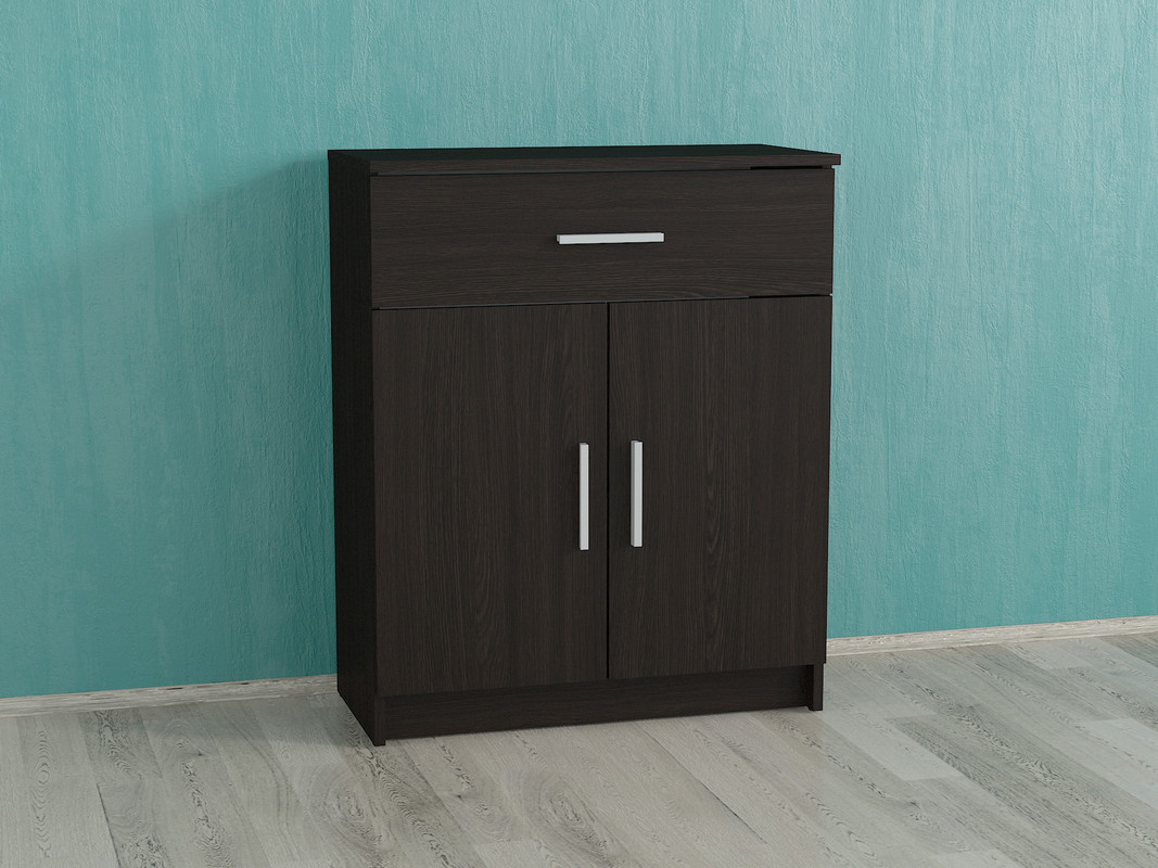 Комод з одною шухлядою і дверима А-92 венге темний