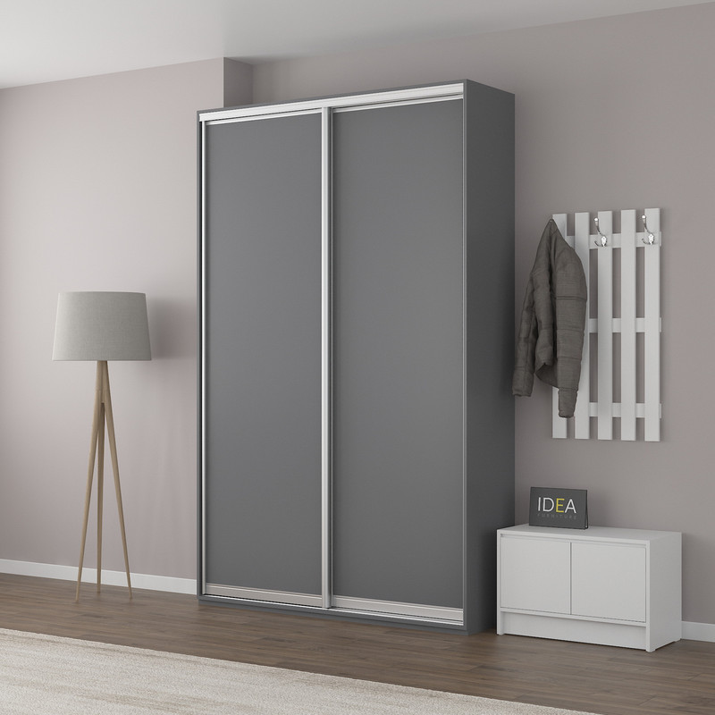 Шафа-купе IDEA серія 5 150 x 60 x 210 см Антрацит