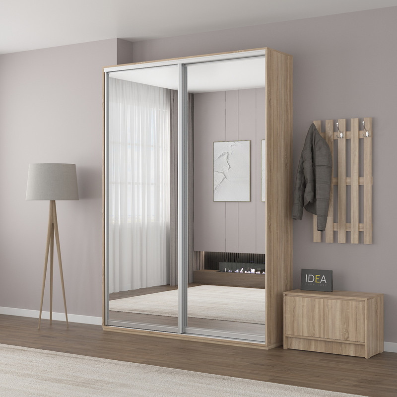 Шафа-купе IDEA серія 5 170 x 45 x 210 см Дуб сонома дзеркало