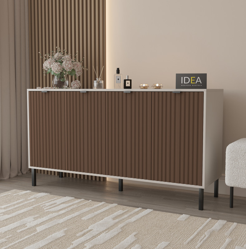 Комод П-7 Кашемір - Смажена Кава