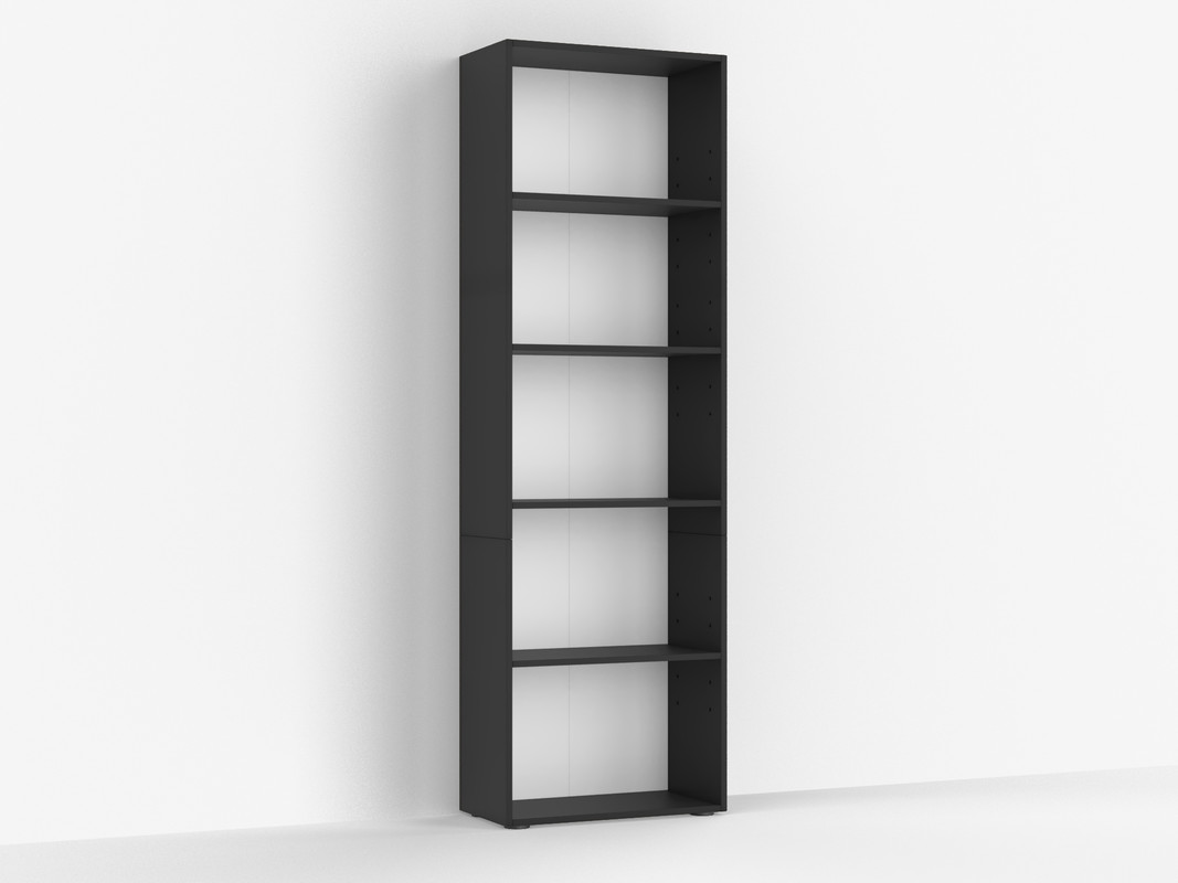 Стелаж А-4 чорний матовий