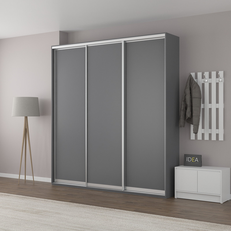 Шафа-купе IDEA серія 7 220 x 45 x 210 см Антрацит