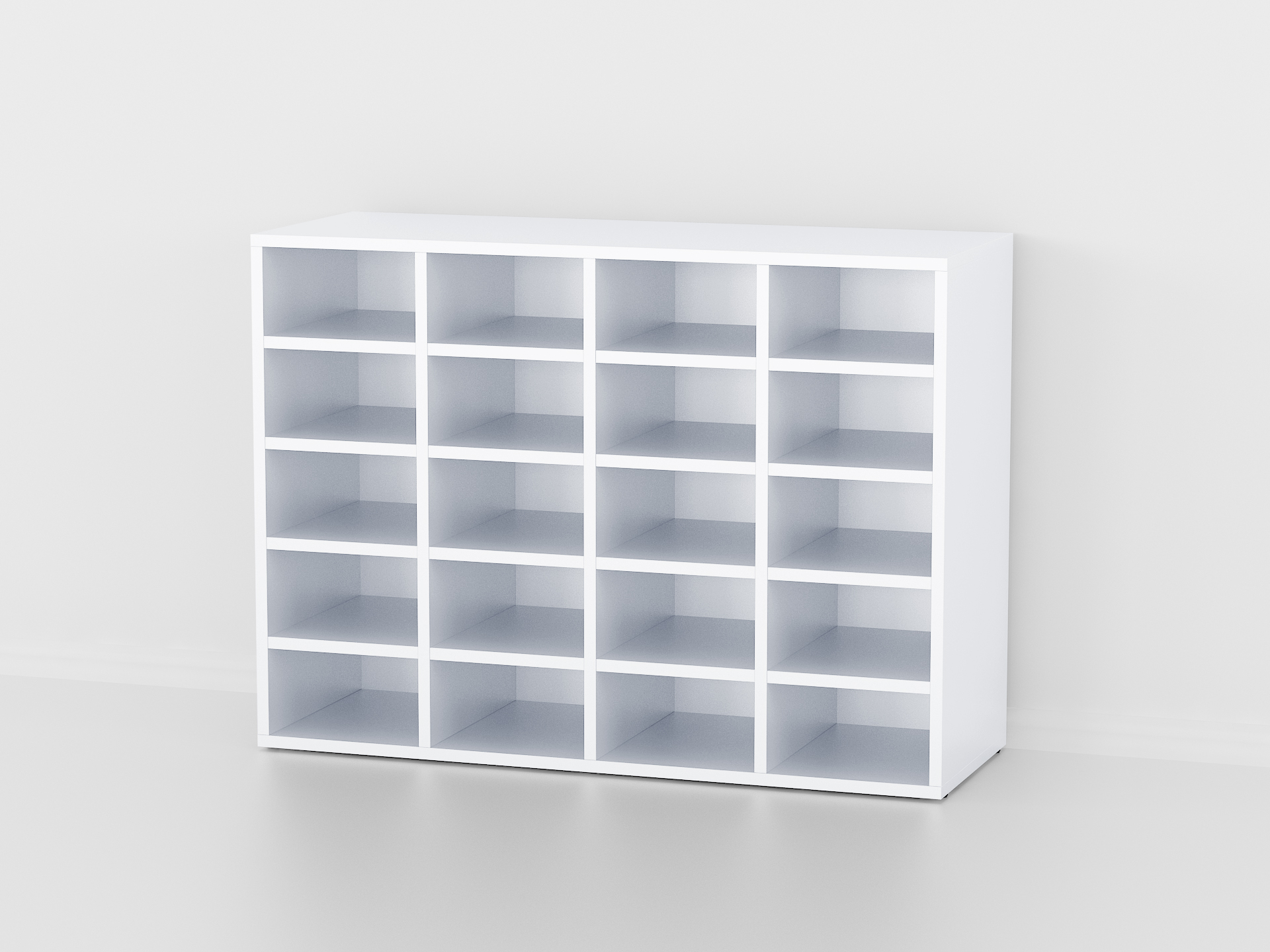 Полиця на 20 комірок А-12 білий