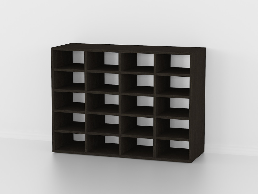 Полиця на 20 комірок А-12 венге темний