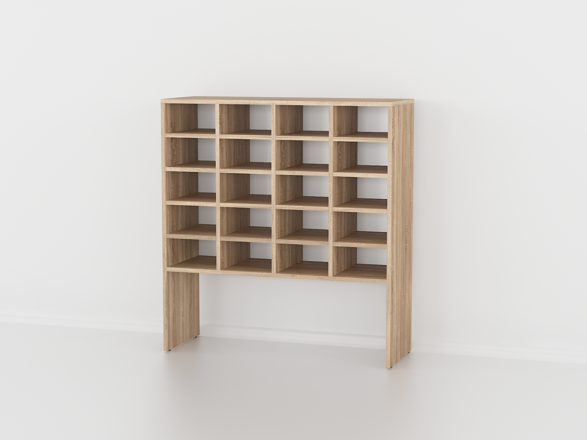 Полиця на 20 комірок подовжена А-13 дуб сонома