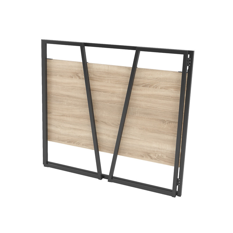 Розкладний стіл Д-42 дуб сонома -чорний