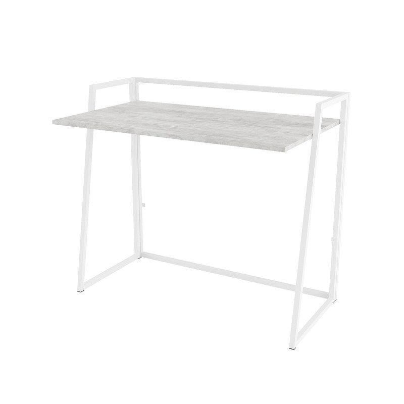 Розкладний стіл Д-42 бетон-білий