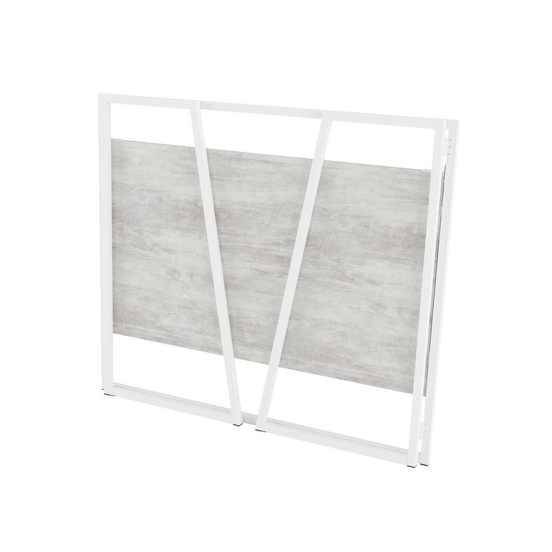 Розкладний стіл Д-42 бетон-білий