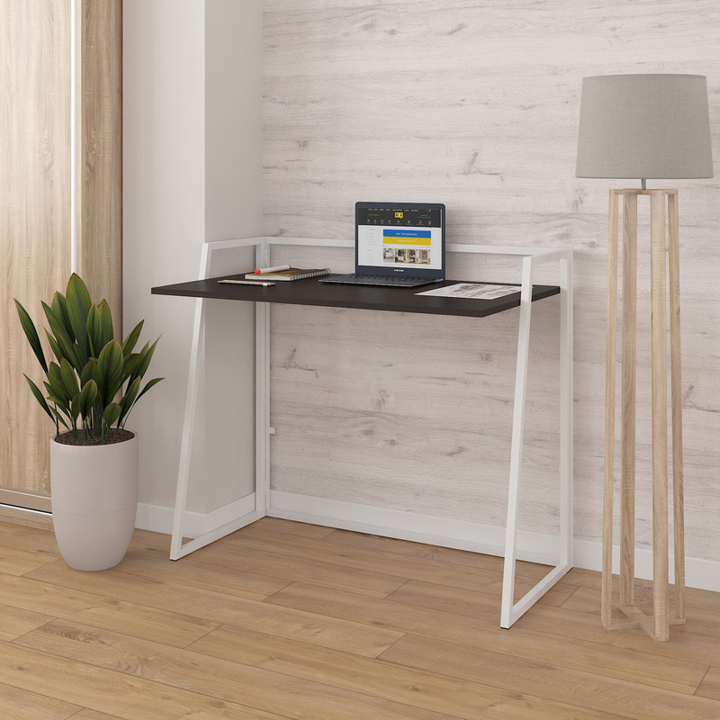 Розкладний стіл Д-42 венге темний-білий