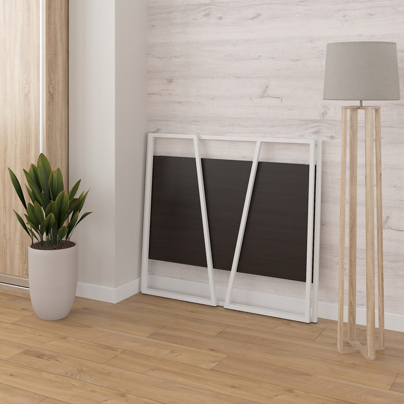 Розкладний стіл Д-42 венге темний-білий