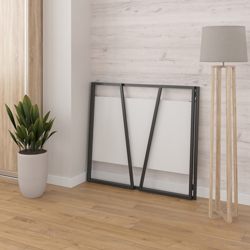 Розкладний стіл Д-42 чорний-білий