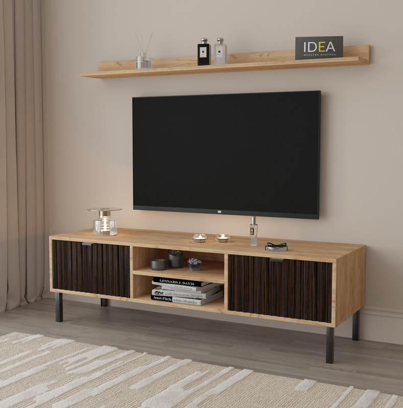 Тумба під ТВ П-5 Дуб Крафт - Золота Лоза