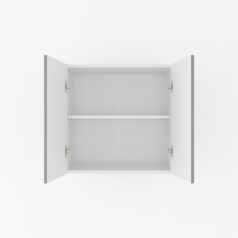 Шафа навісна 600мм К-60 білий - асфальт