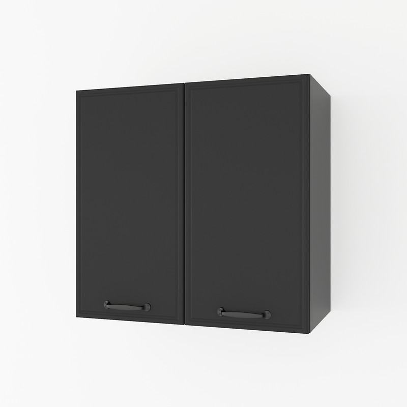 Шафа навісна 600мм К-60 чорний матовий