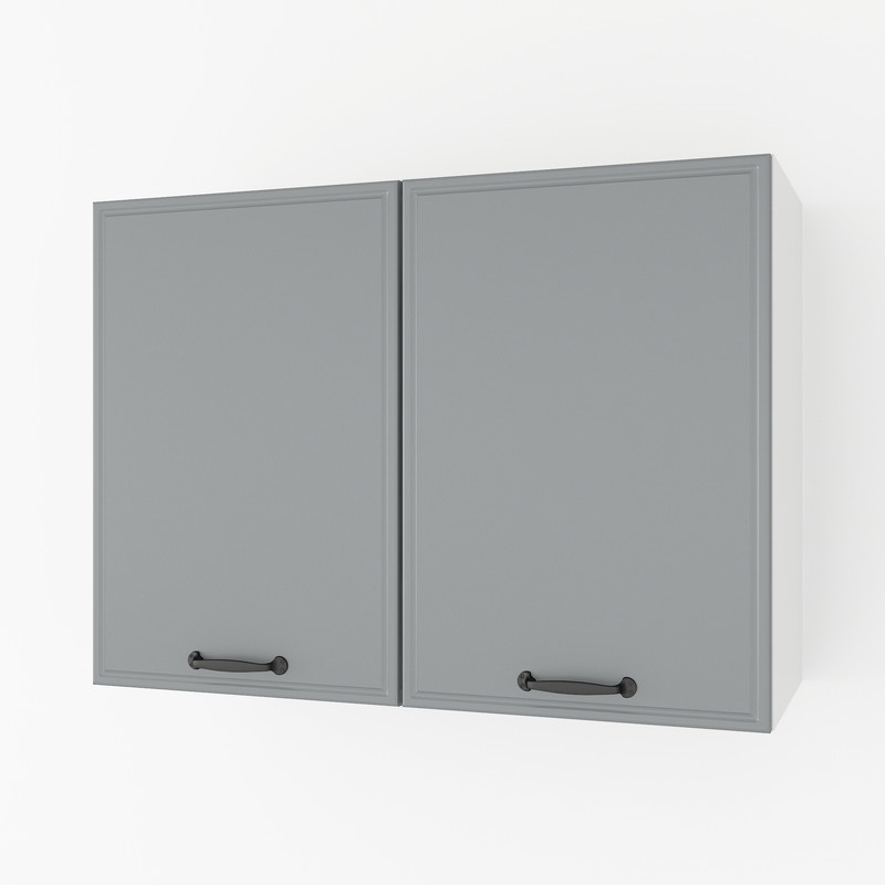 Шафа навісна 800мм, під сушку К-61 білий - асфальт