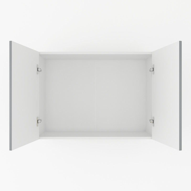 Шафа навісна 800мм, під сушку К-61 білий - асфальт