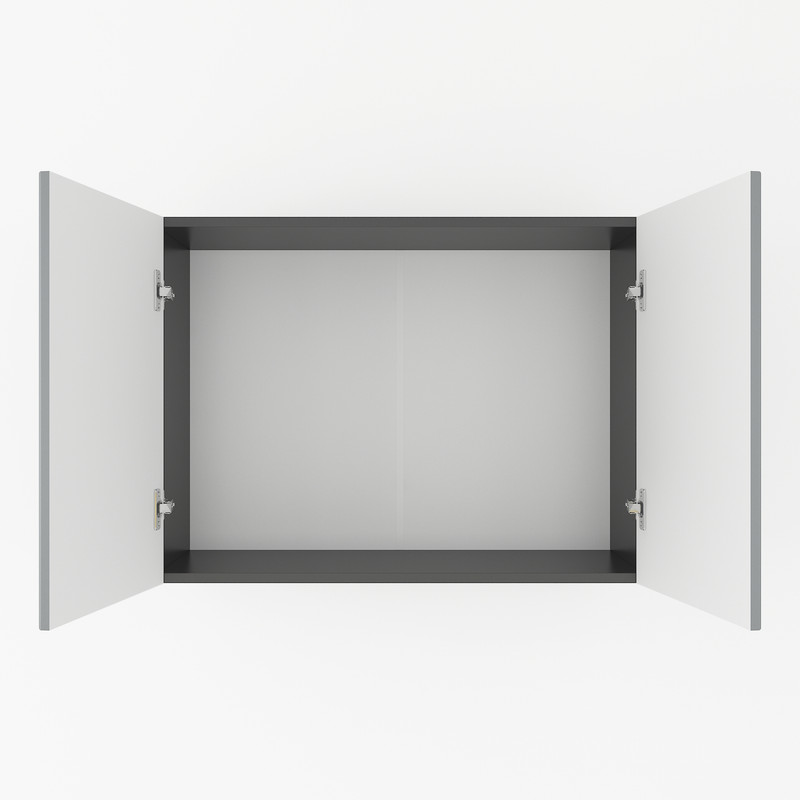 Шафа навісна 800мм, під сушку К-61 чорний - асфальт