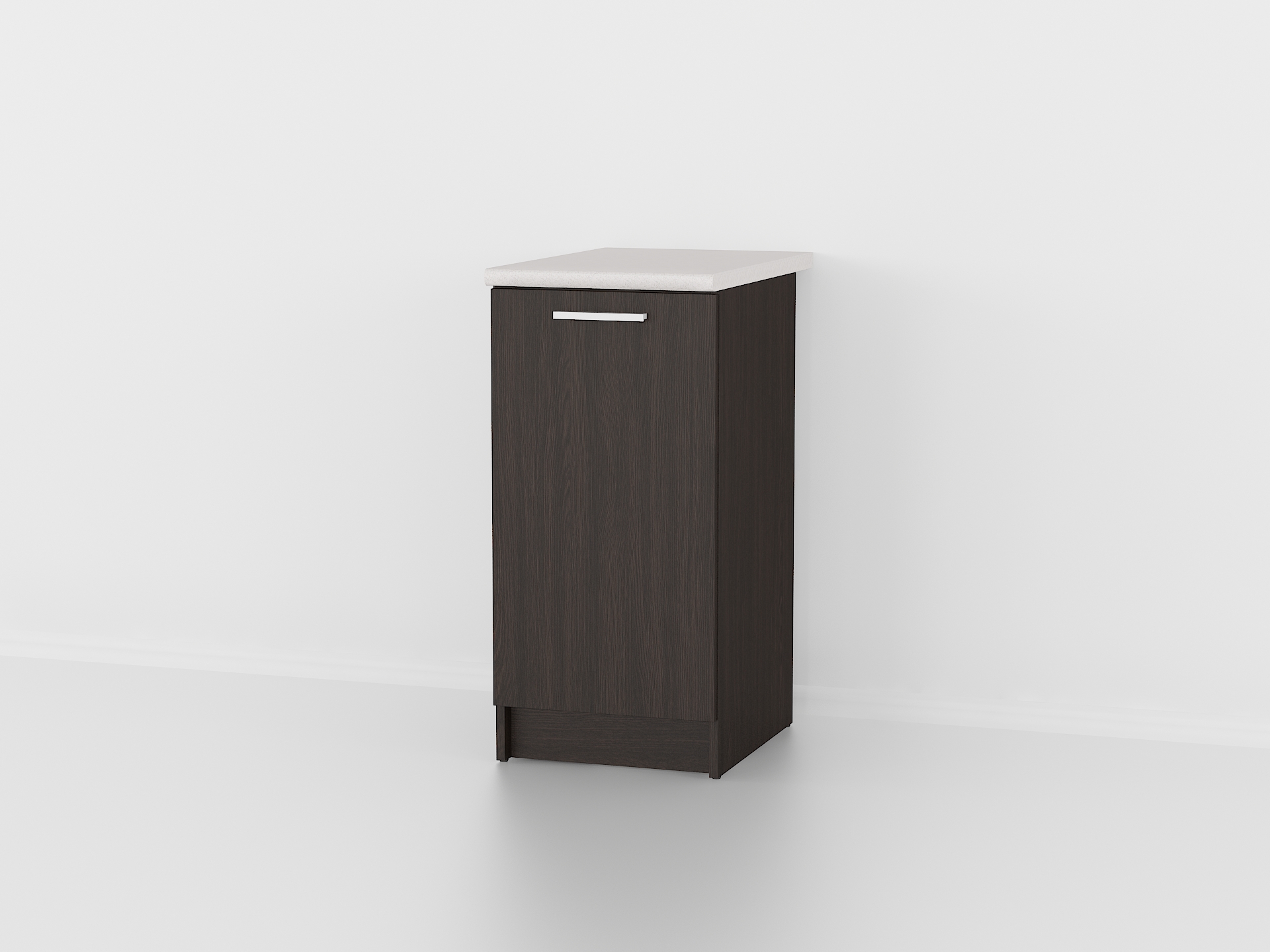 Тумба низ 400мм (без стільниці) К-14 венге темний