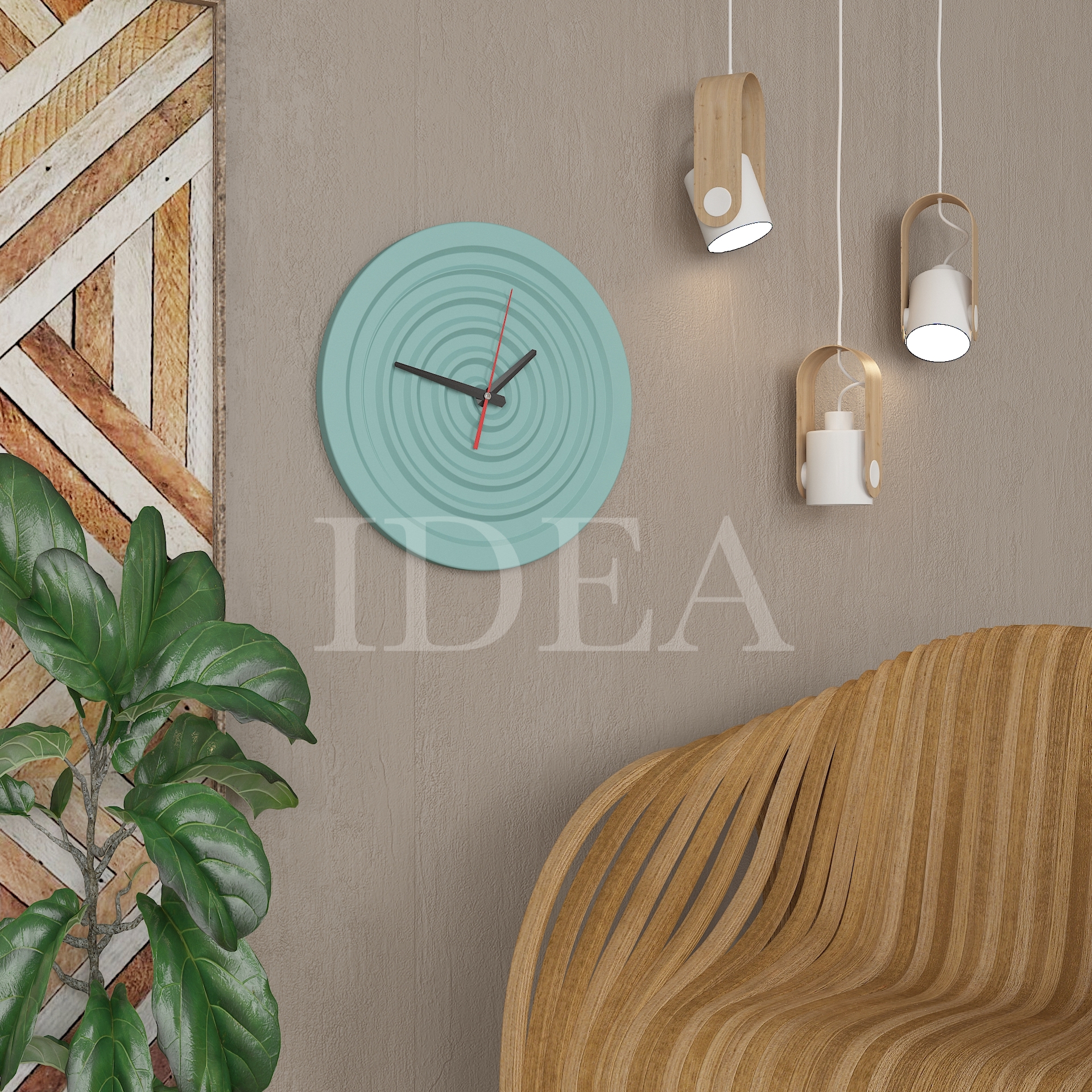 Годинник круглий Ч-3 бриз