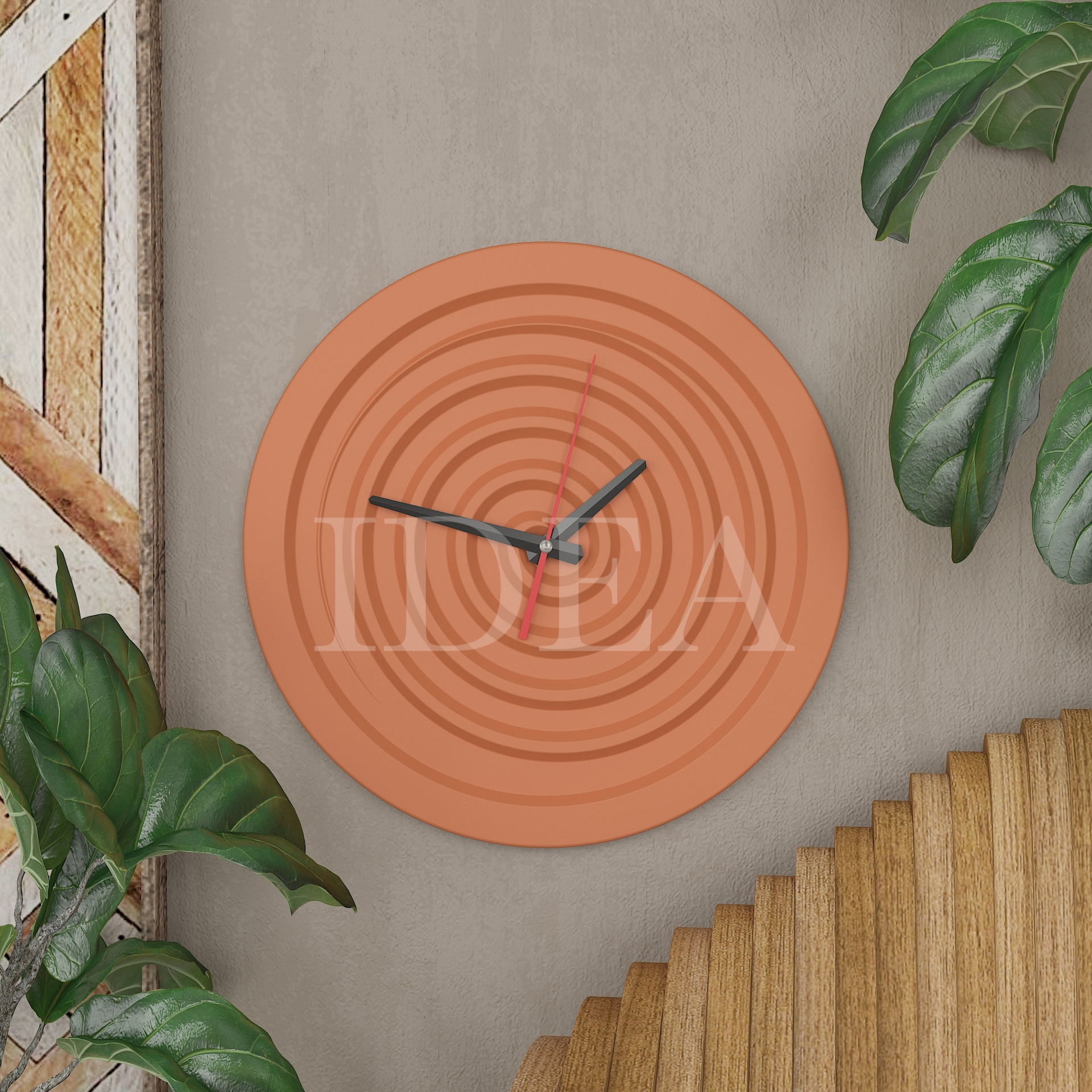 Годинник круглий Ч-3 лосось королівський