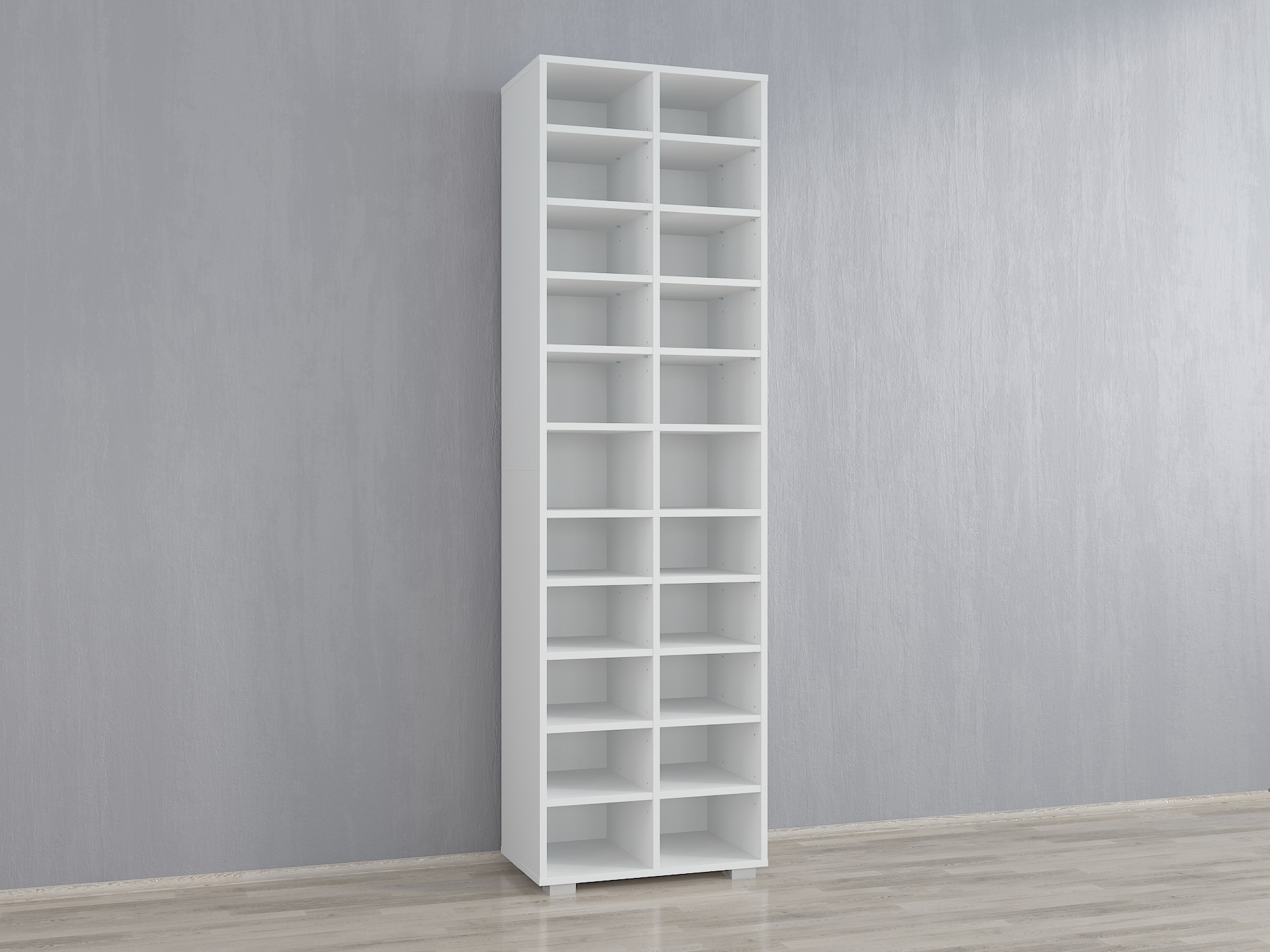 Стелаж для взуття А-119 відкрита білий