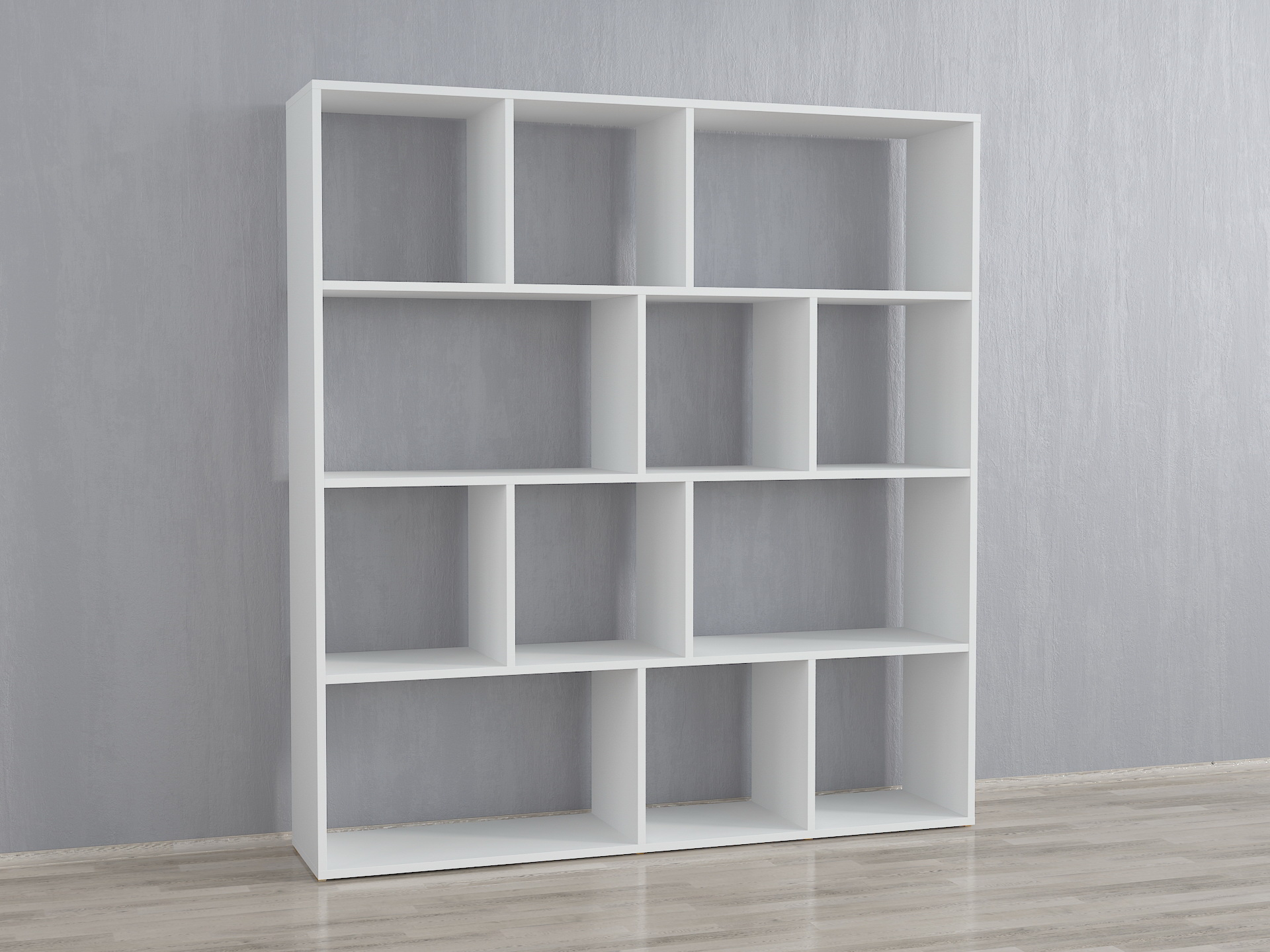 Стелаж на 12 комірок А-83 білий