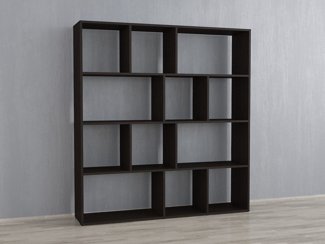 Стелаж на 12 комірок А-83 венге темний