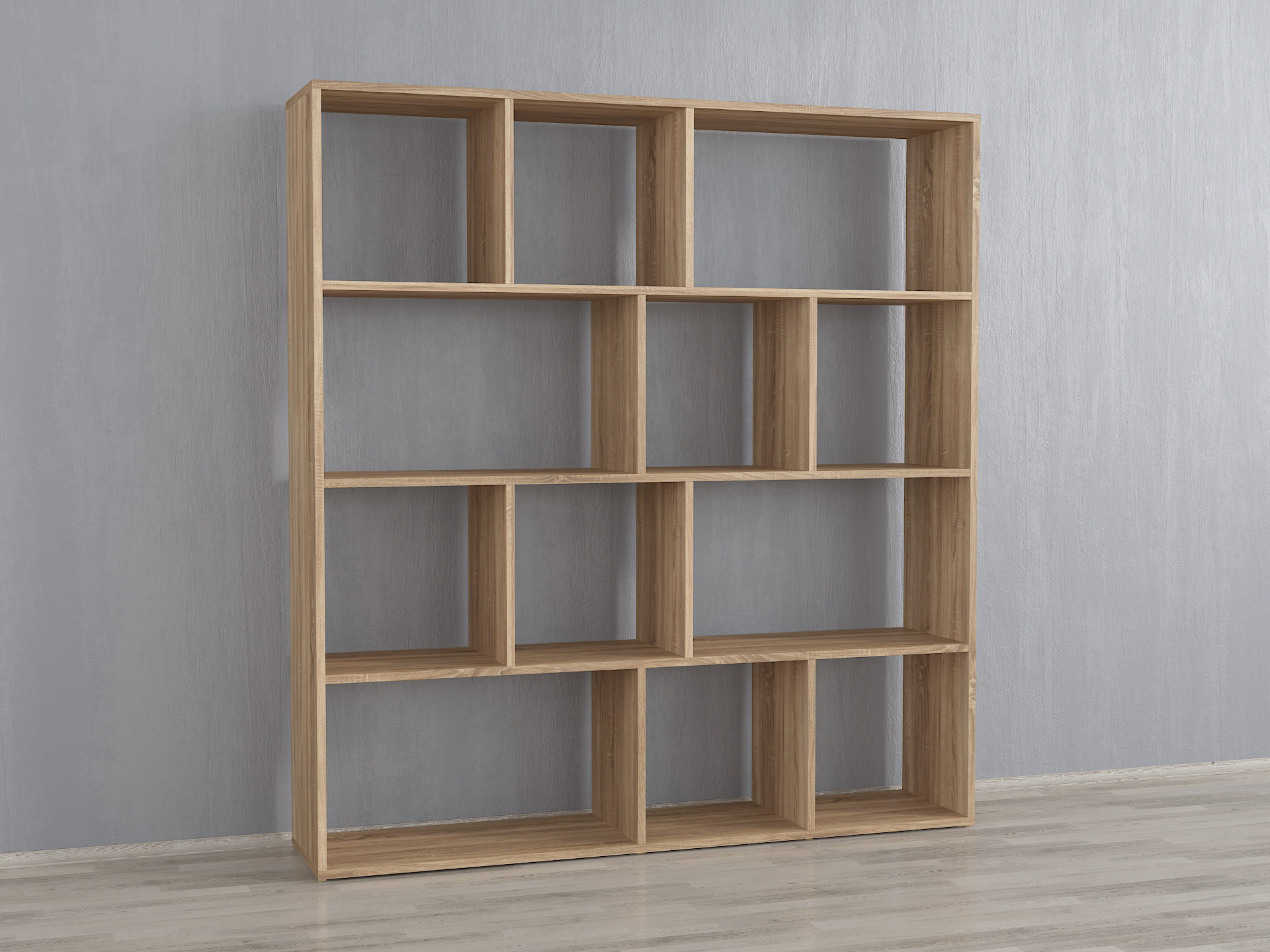 Стелаж на 12 комірок А-83 дуб сонома