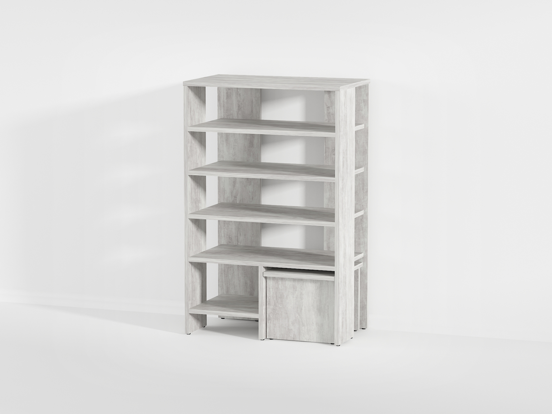 Стелаж під взуття А-78 бетон