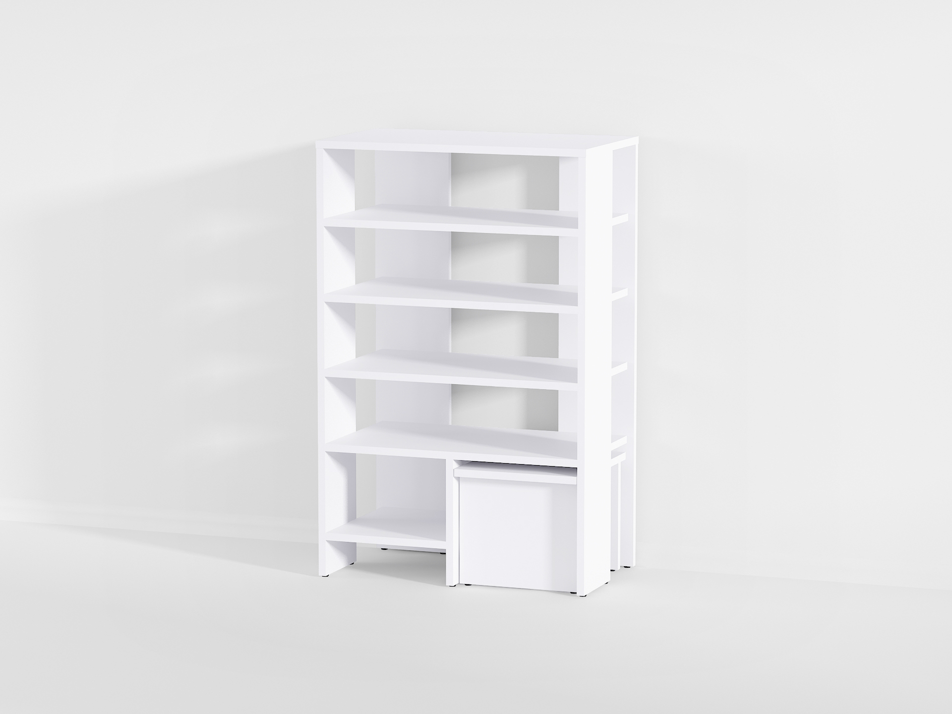 Стелаж під взуття А-78 білий