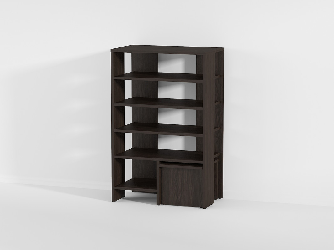 Стелаж під взуття А-78 венге темний