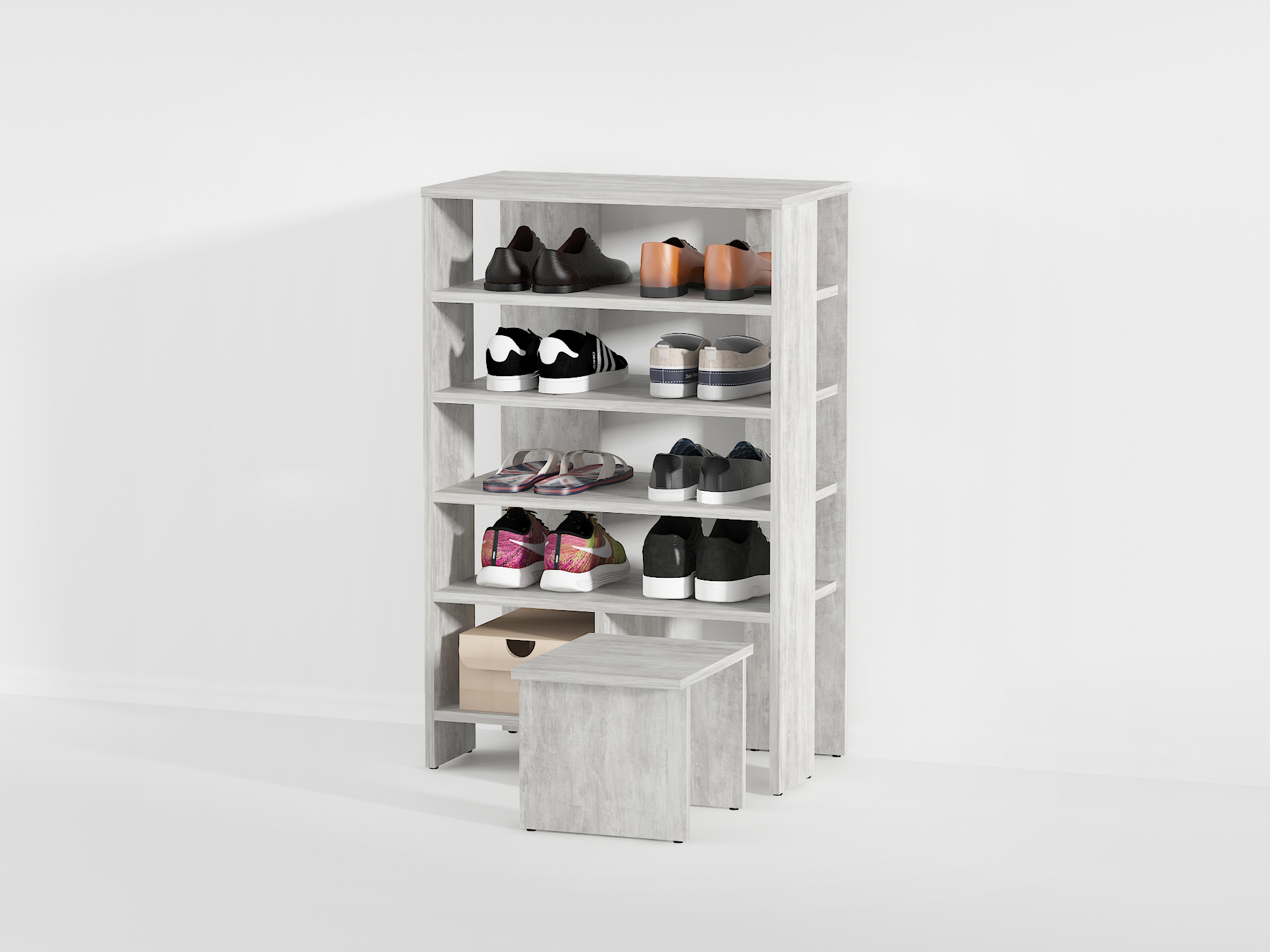 Стелаж під взуття А-78 дуб сонома