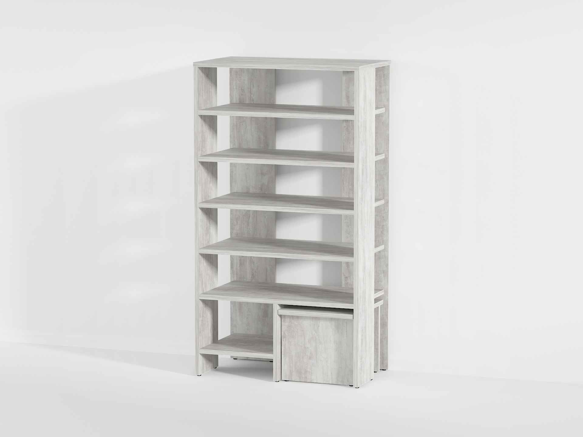 Стелаж під взуття А-79 бетон