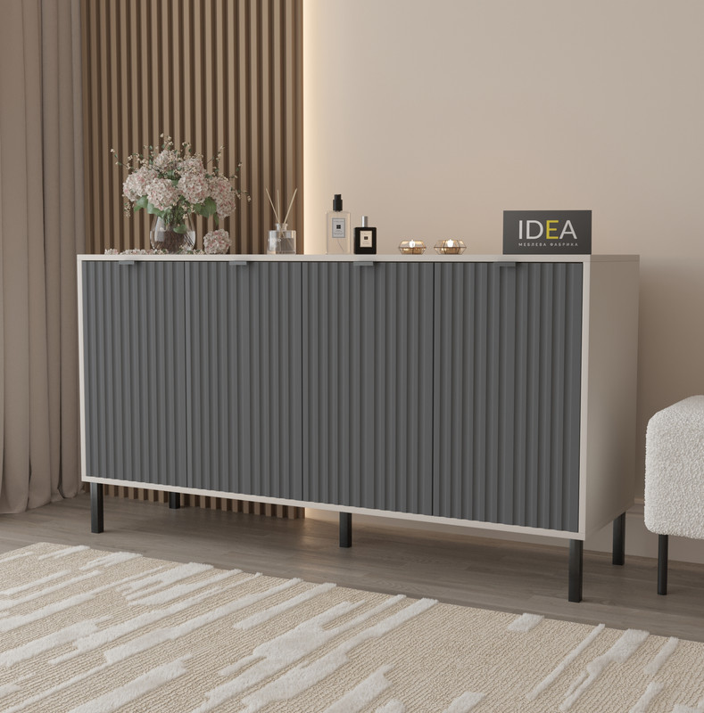 Комод П-7 Кашемір - Асфальт