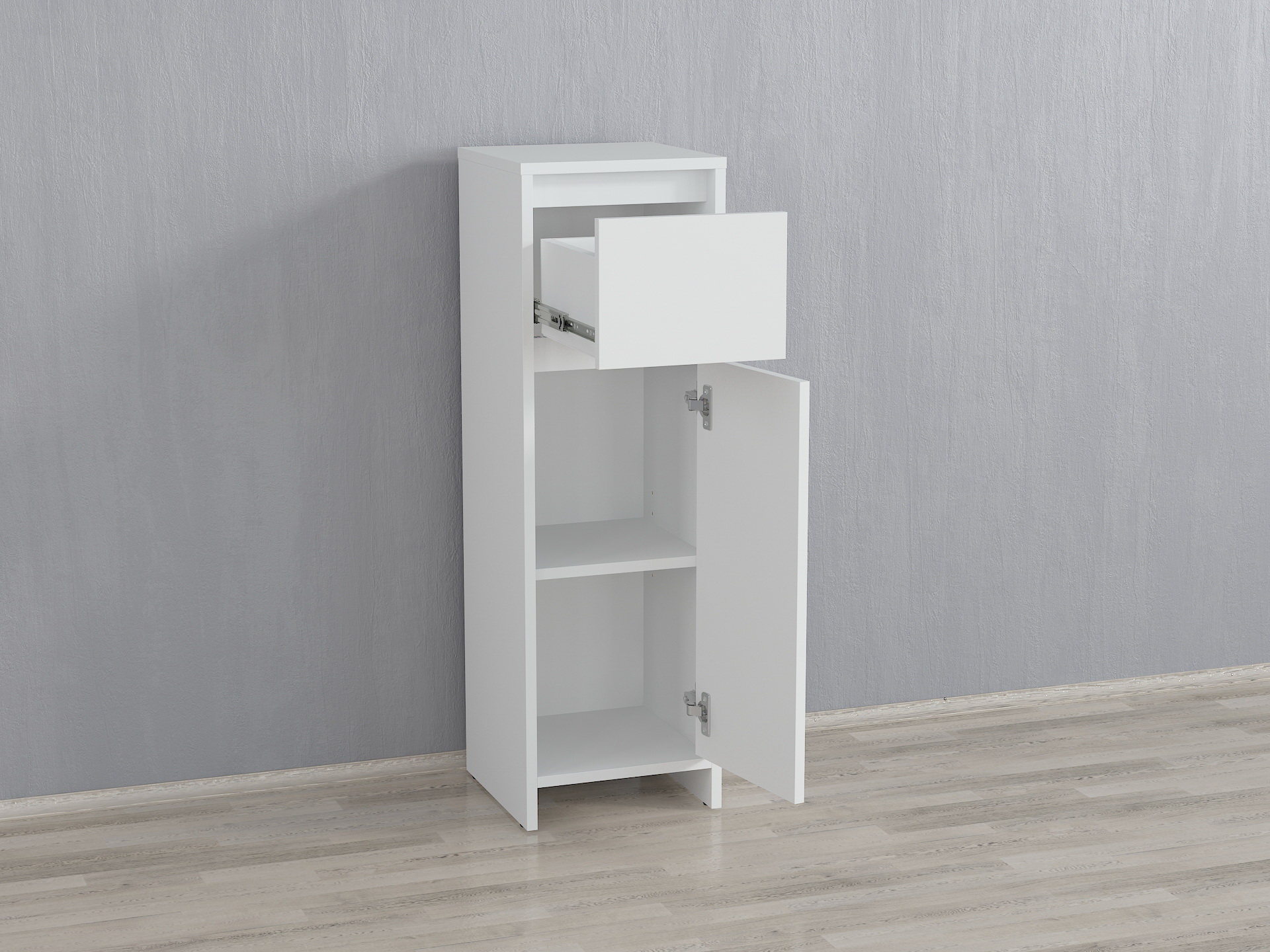 Пенал А-117 без ручок білий